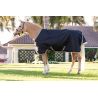 Horseware Amigo 1200D Poney Turnout 50g deken - Zwart / titaniumgrijs / zilver