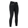 HKM Lia rijbroek met hoge taille en volledig Alos zitvlak - Zwart