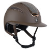 Imperial Riding Olania Deluxe grote klep helm - Bruin