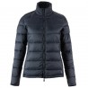 Lichte gewatteerde jas Horze Alicia dames - Marineblauw