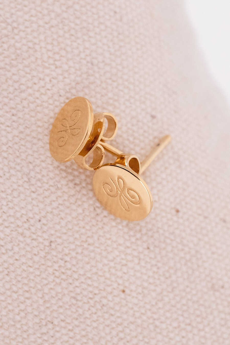 Stekers oorbellen Pénélope Lou Arabesque Goudkleurig Stekers oorbellen Pénélope Lou Arabesque Goudkleurig