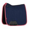 LeMieux Suede Dressuur Zadeldek - Marine / cranberry