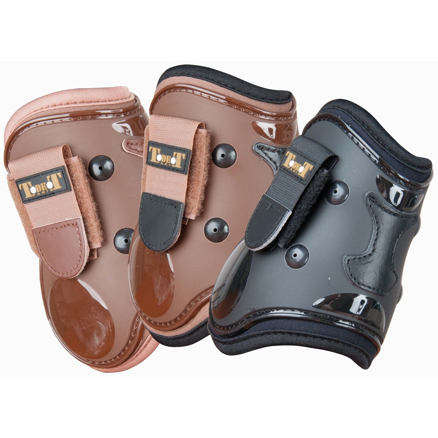 Kogelbeschermers schaal en leer T de T Bruin