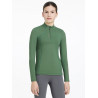 Baselayer LeMieux Young Rider Classique met lange mouwen - Groen hunter