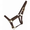 Synthetisch halster First T van T - Donkerbruin