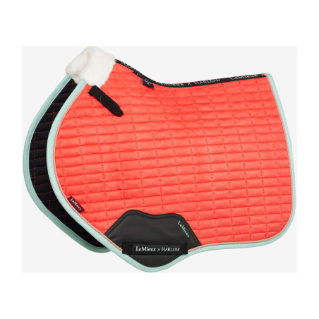 LeMieux Zadeldek Square CSO Harlow Coral Crush