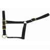 Synthetisch halster met suèdine voering T van T - Zwart