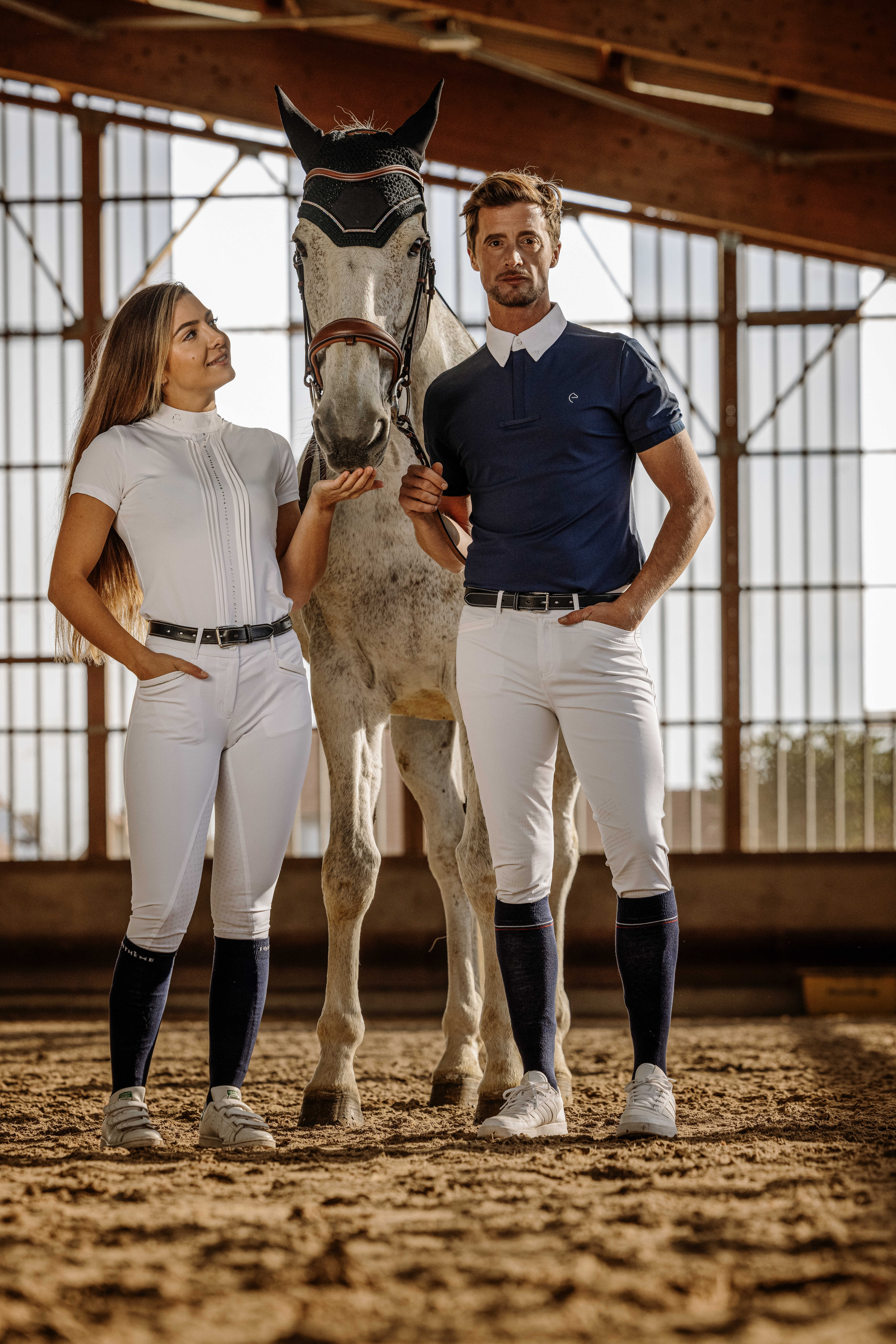 Polo Equithème Dorla Wit