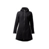 Lange softshell jas Anna Horze - Zwart