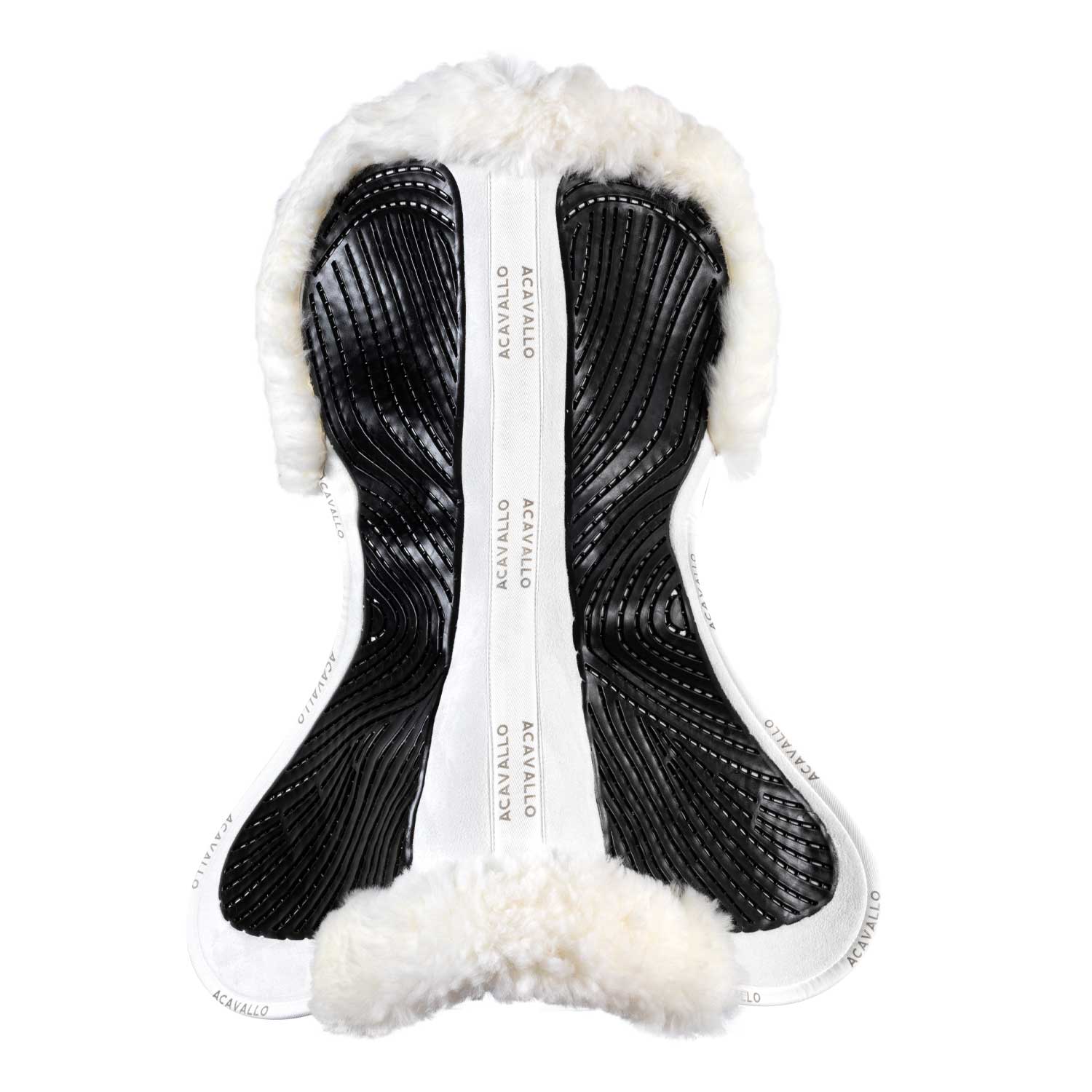 Geheugenschuim schokdemper verhoging voor en achter Acavallo Zwart / natuur Geheugenschuim schokdemper verhoging voor en achter Acavallo Zwart / natuur