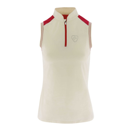 Polo Equithème jersey zonder mouwen