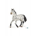 Zwarte Appaloosa-figuur Papo