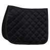 Euro-Star Velvet dressuurzadeldekje - Zwart
