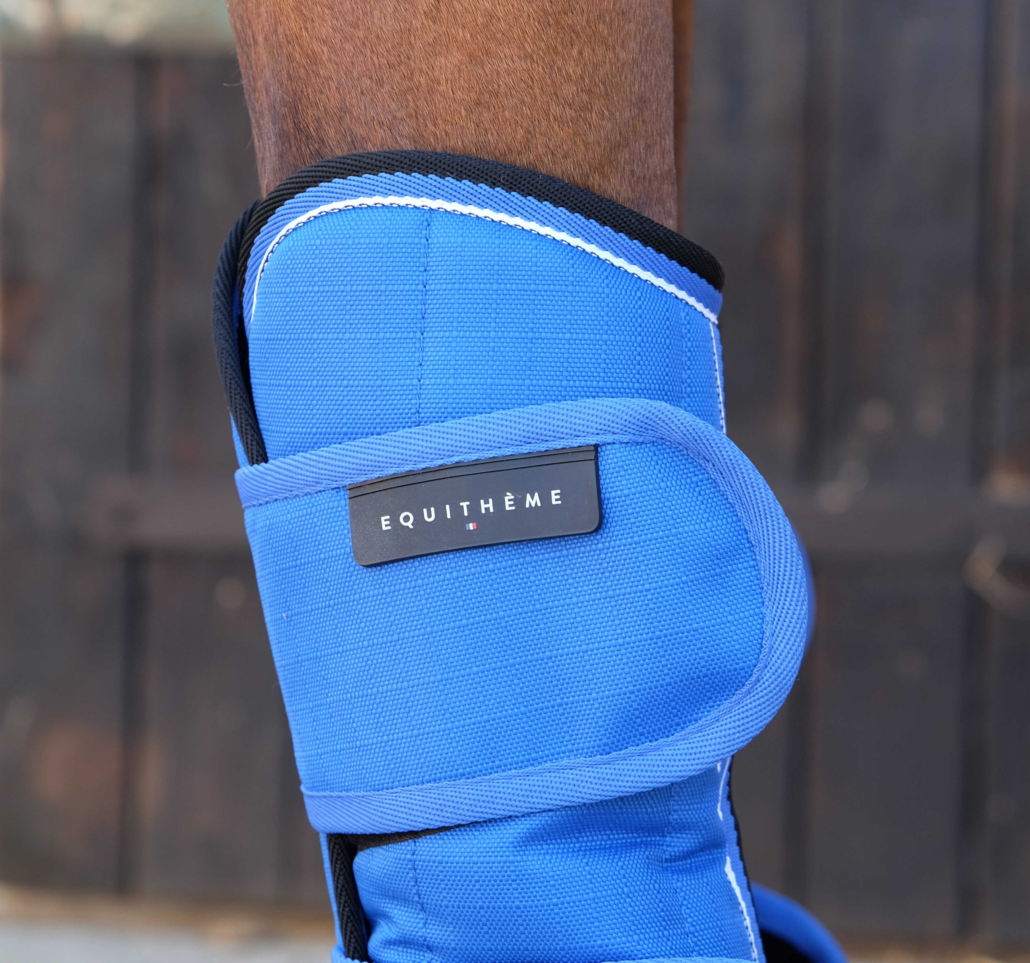 Transportbeschermers Equithème Tyrex Aisance 1200D Koningsblauw