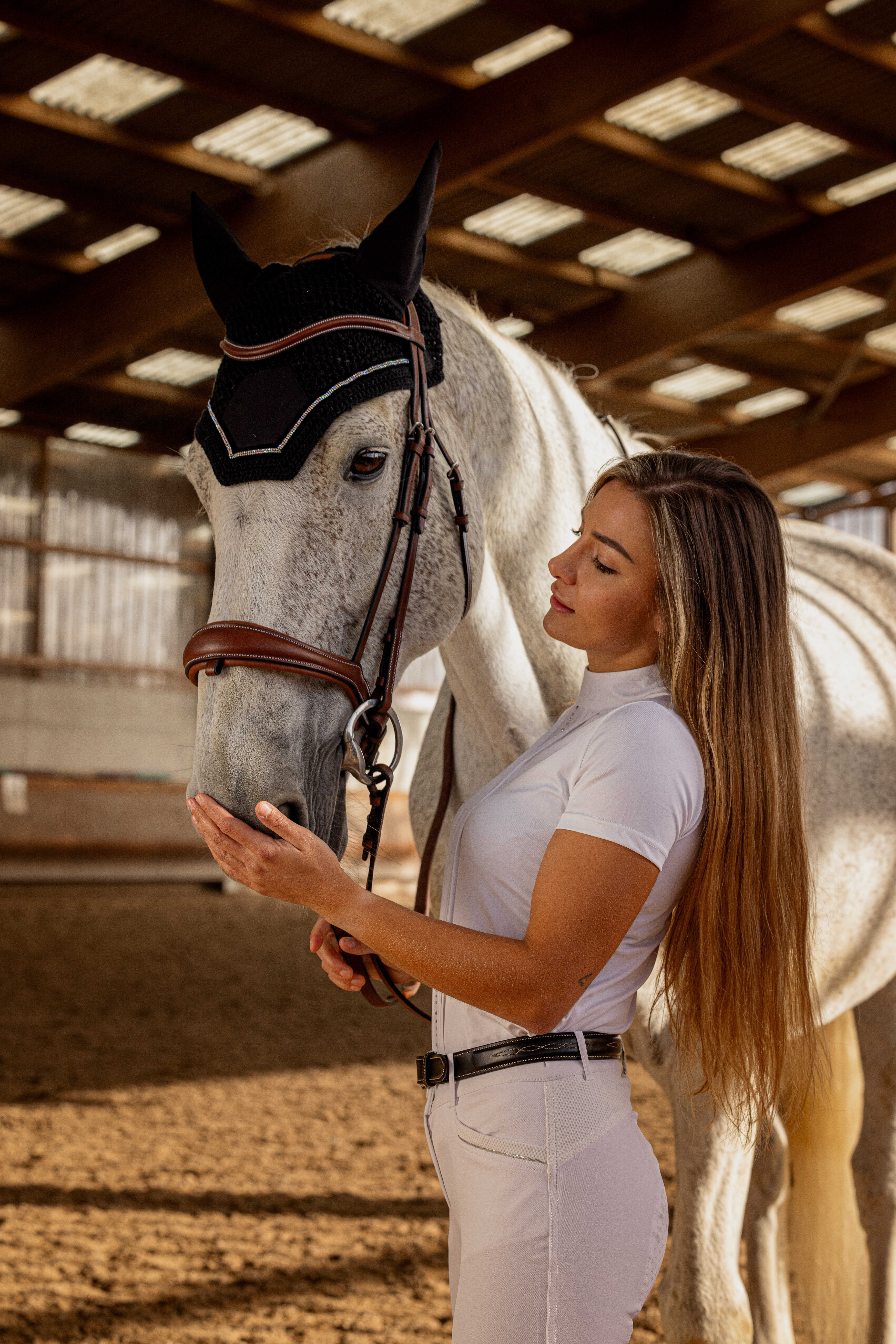 Polo Equithème Dorla Wit