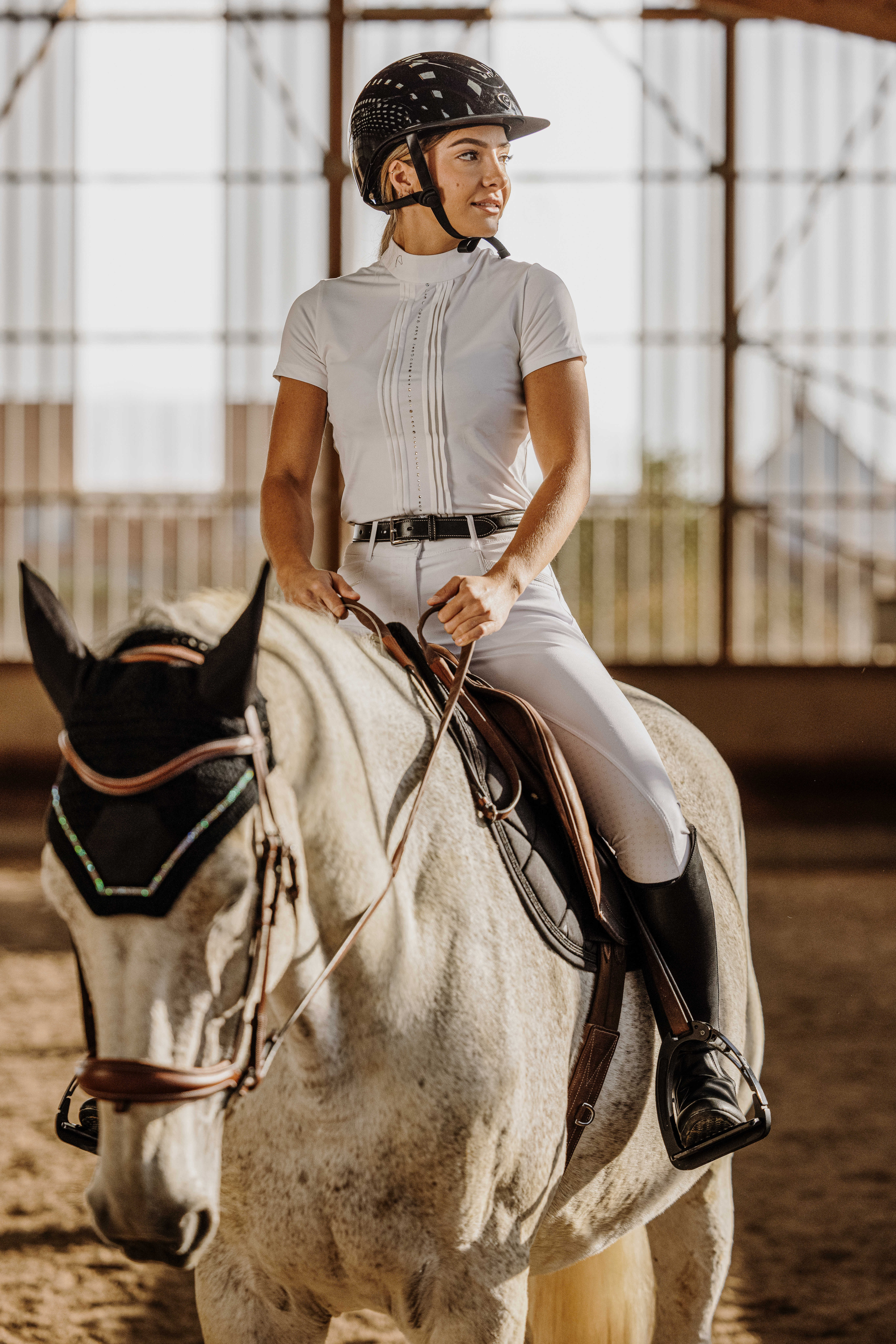 Polo Equithème Dorla Wit