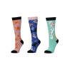 Kindersokken Dublin per 3 - Aquatisch