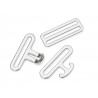 Kit clip voor buiksingels Shires - Zilverkleurig
