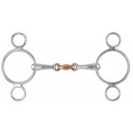 Mors 3 ringen koper Lozenge Gag Shires