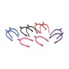 Plastic ronde uiteinden sporen Shires - Rood