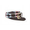 Shires Drover Polo Riem - Geel / groen / paars