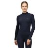 Tommy Hilfiger Equestrian winterpolo met lange mouwen 1/4-zip Beth voor dames - Woestijnlucht