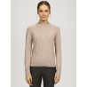 Cashmere trui Tommy Hilfiger Equestrian Ellery dames - Taupe