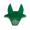 Kentucky Wellington Velvet vliegenmasker met print - Groen / wit