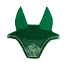 Kentucky Wellington Velvet vliegenmasker met print - Groen / marineblauw
