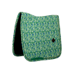 Kentucky Velvet Dressuurzadelpad Printing - Groen / marineblauw