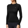 Base Layer Equestrian Stockholm Dynamic dames met lange mouwen - Zwart
