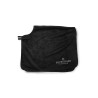 Vierkante fleece-zadeldekje Equestrian Stockholm - Zwarte editie