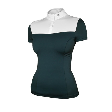 Wedstrijdpolo Equestrian Stockholm Fine Line dames korte mouw