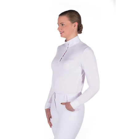 Wedstrijdpolo Hunter met lange mouwen HKM