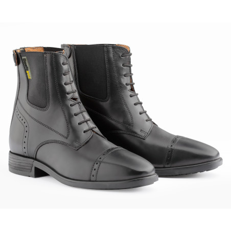 Daslö Gold leren jodhpurs met elastische veters