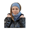 Nekwarmer Flags & Cup Ikerasa - Blauw marlijn