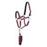 Synthetisch Halster met Reflecterende Lijn Supreme - Bordeaux