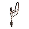 Nylon Halster Rose Gold Line met Supreme Lijn - Bruin