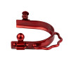 Gekleurde Western Barrel Sporen Pool's - Rood