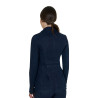 Wedstrijdjas met 3 knopen dames Elegance Equestro - Blauw denim