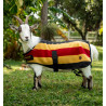 Horseware Newmarket fleece deken voor geit - Witgoud