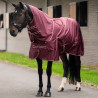 Paddockdeken Imperial Riding Basic met afneembare hals 300 g - Diep rood