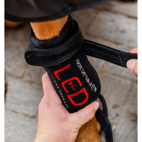Horseware therapiebeschermers voor honden met rood LED-licht