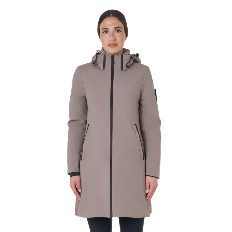 Lange damesjas Equestro waterafstotend en winddicht