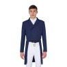 Heren dressuurfrac Equestro in technische stof - Marineblazer