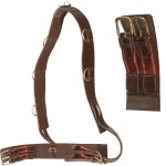 Werktrainingssingel leer zonder kussens Chetak