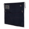 Boxgordijn Supreme met logo 130×120 - Marine