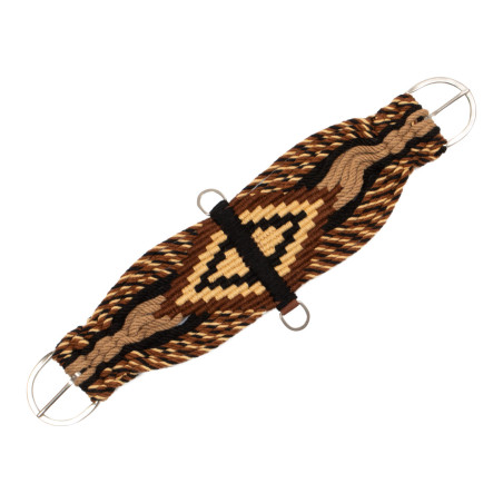 Mohair singel Pool’s met centrale lederen versteviging