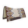 Ergonomische westernpad Pool’s contour wol - Beige / bruin