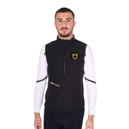Heren bodywarmer Equestro slim fit in technische stof